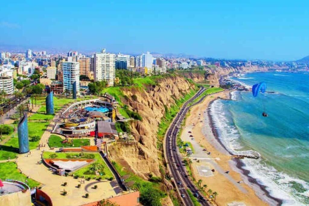 Apartamento Entero En Centro De Miraflores - 2 Habitaciones Distretto di Distretto di Lima Esterno foto